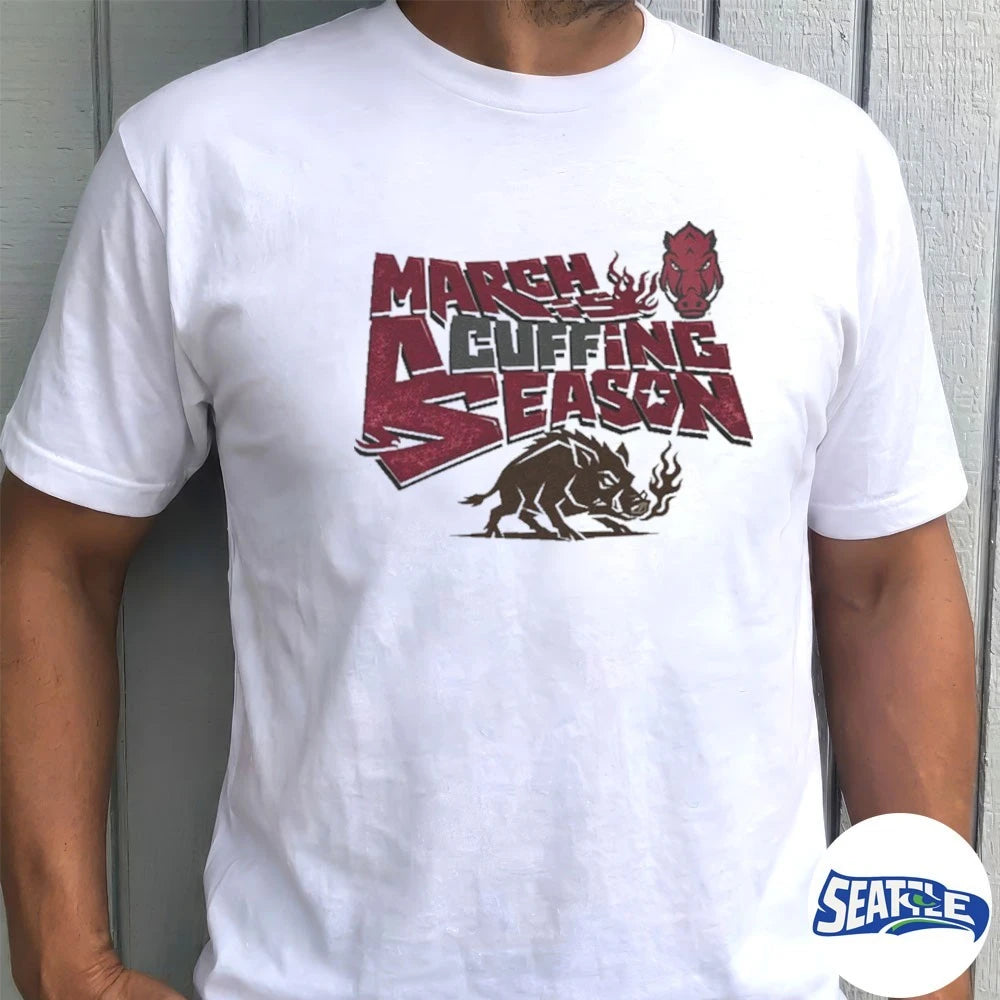 Official Darius Acuff Jr. March is Acuffing Season Arkansas Razorbacks Basketball t-shirt