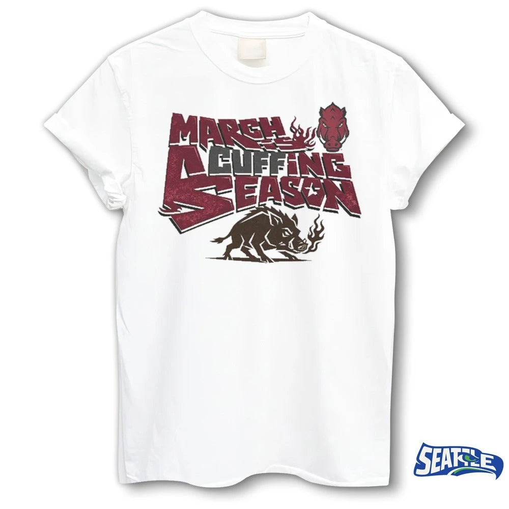Official Darius Acuff Jr. March is Acuffing Season Arkansas Razorbacks Basketball t-shirt