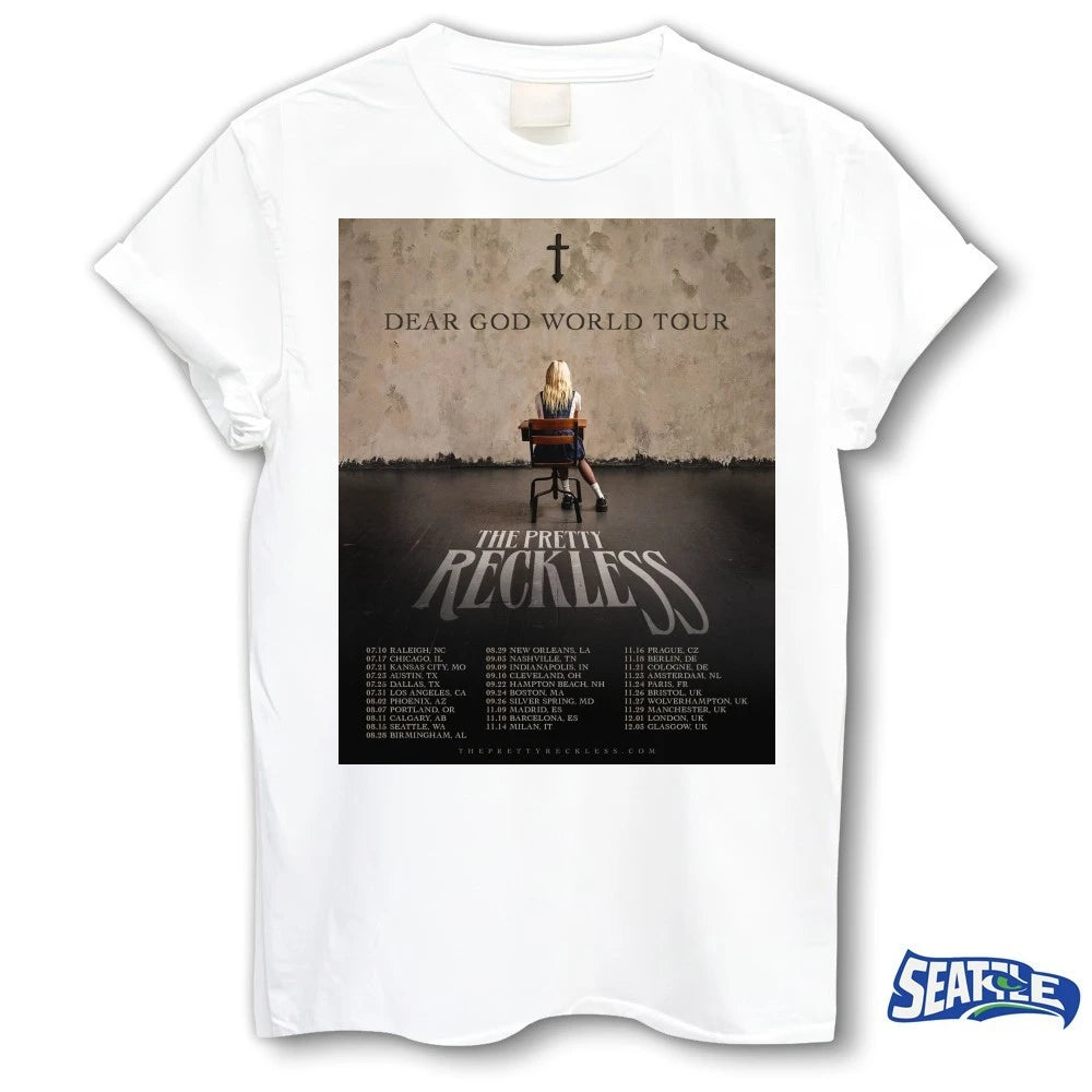 Official Dear God World Tour The Pretty Reckless 2026 July – December Poster t-shirt