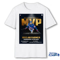Official Declan Farmer Tournament Accolades 2026 Paralympic Sled Hockey MVP Signature Poster t-shirt