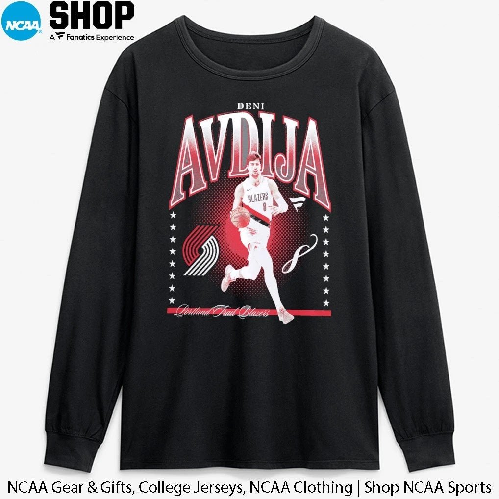 Official Deni Avdija Portland Trail Blazers Hype T-Shirt