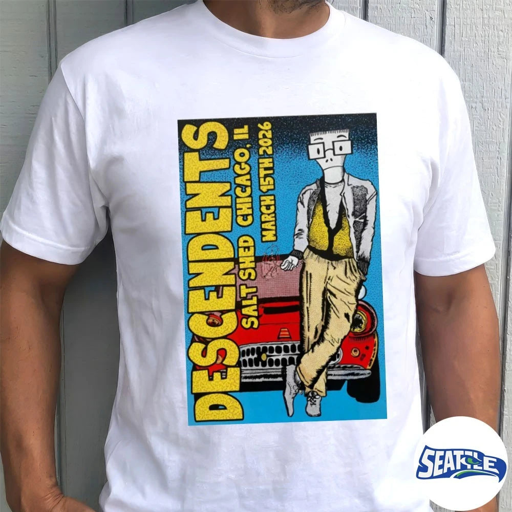 Official Descendents At The Salt Shed Chicago IL On March 15 2026 Poster t-shirt