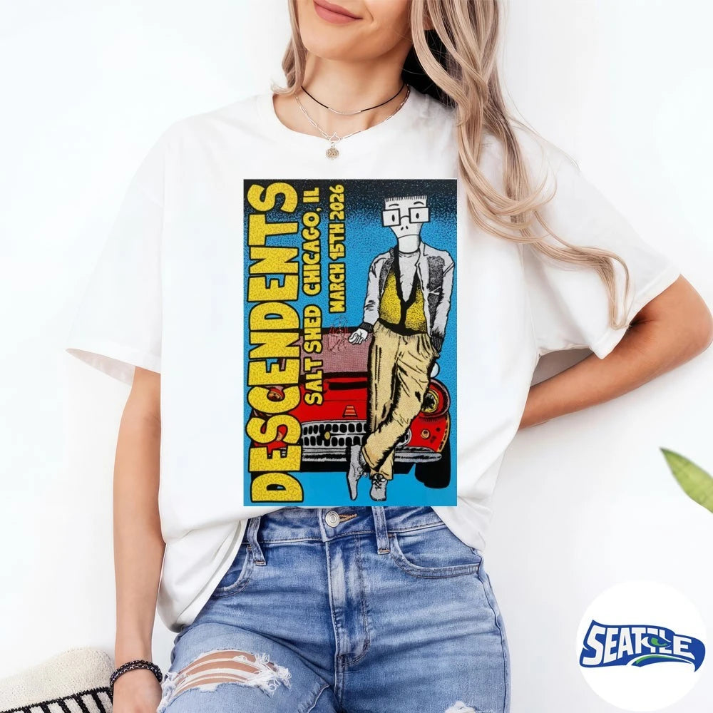 Official Descendents At The Salt Shed Chicago IL On March 15 2026 Poster t-shirt