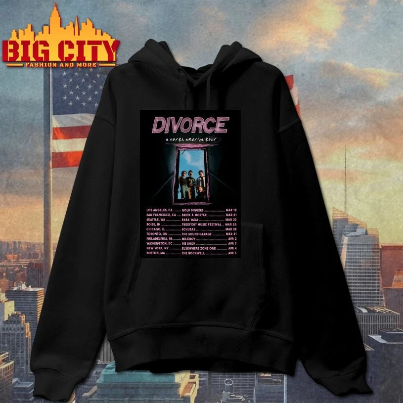 Official Divorce A North America 2026 Tour Poster T-shirt