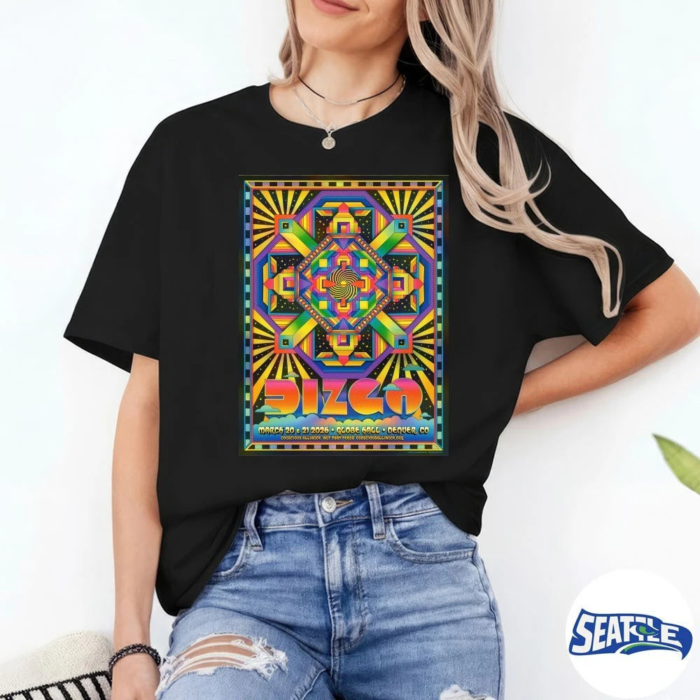 Official Dizco Band March 20 – 21 2026 Globe Hall Denver CO Poster t-shirt