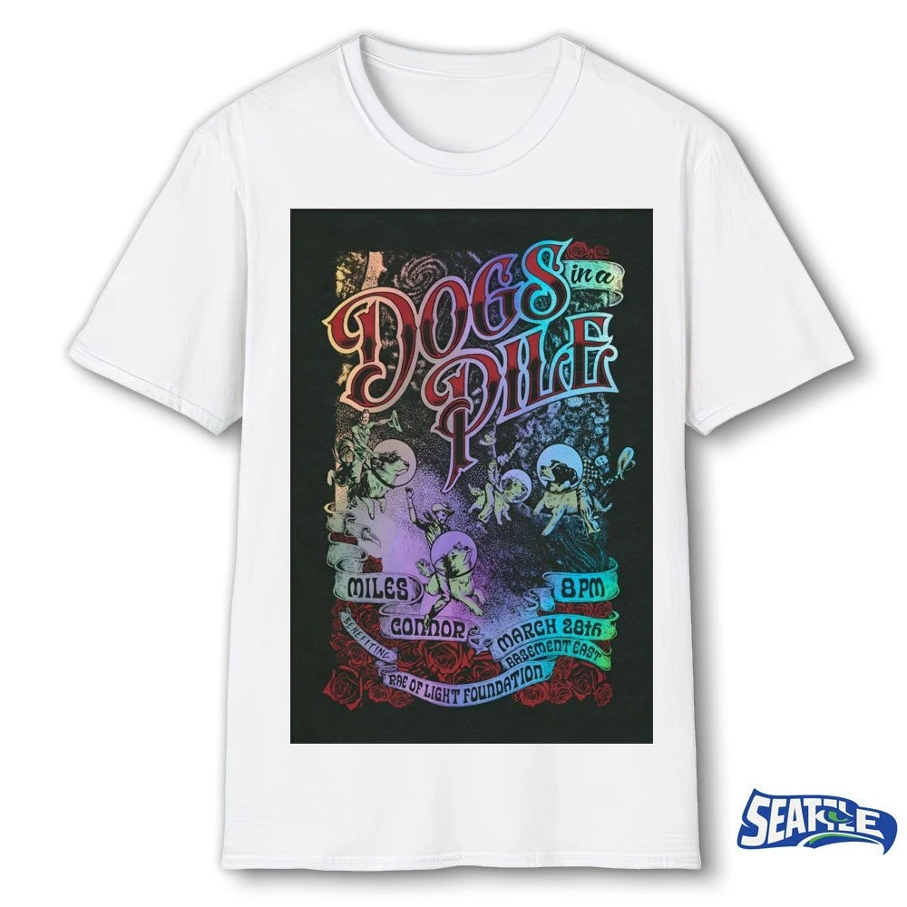 Official Dogs In A Pile The Basement East In Nashville TN March 28 2026 Poster t-shirt