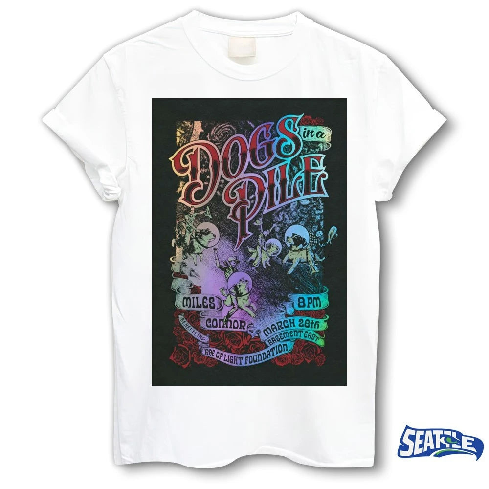 Official Dogs In A Pile The Basement East In Nashville TN March 28 2026 Poster t-shirt