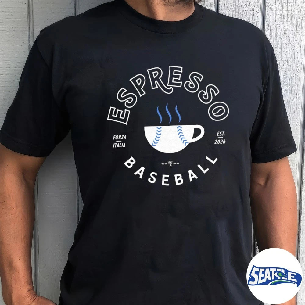 Official Espresso Baseball Est 2026 Forza Italia Cup t-shirt