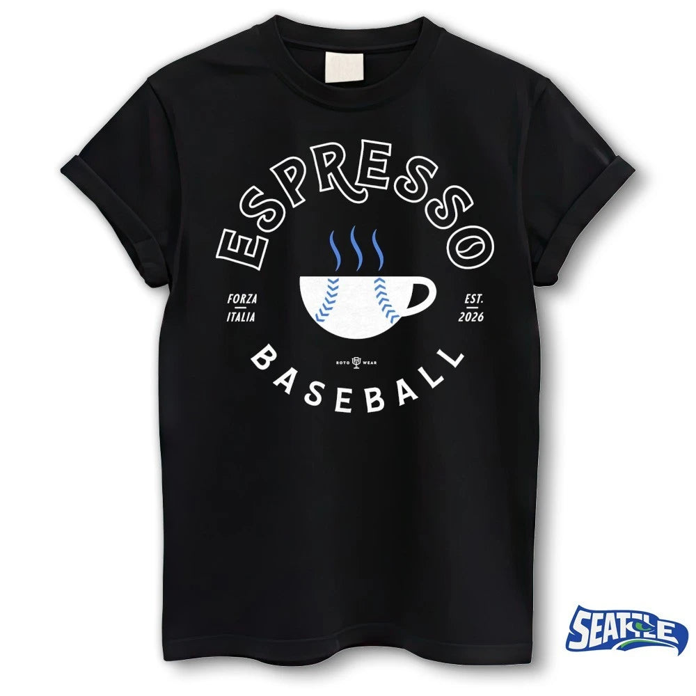 Official Espresso Baseball Est 2026 Forza Italia Cup t-shirt