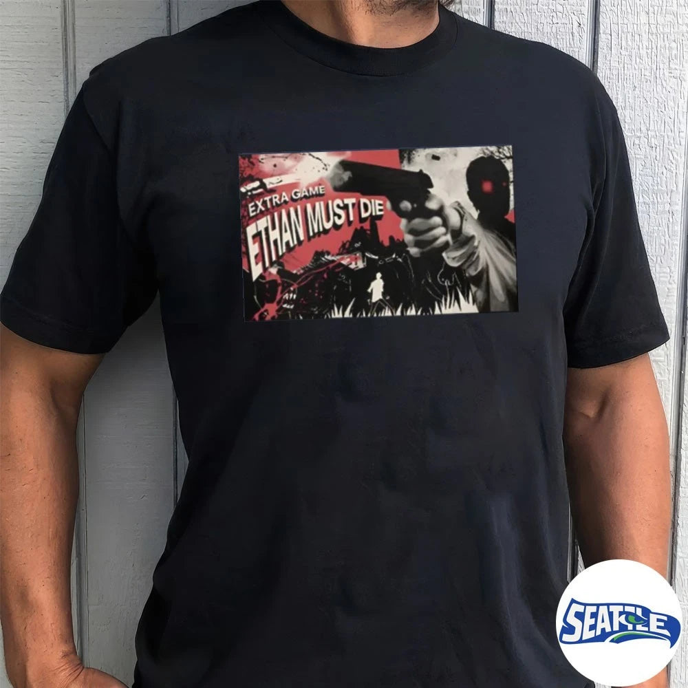 Official Extra Game Ethan Must Die t-shirt
