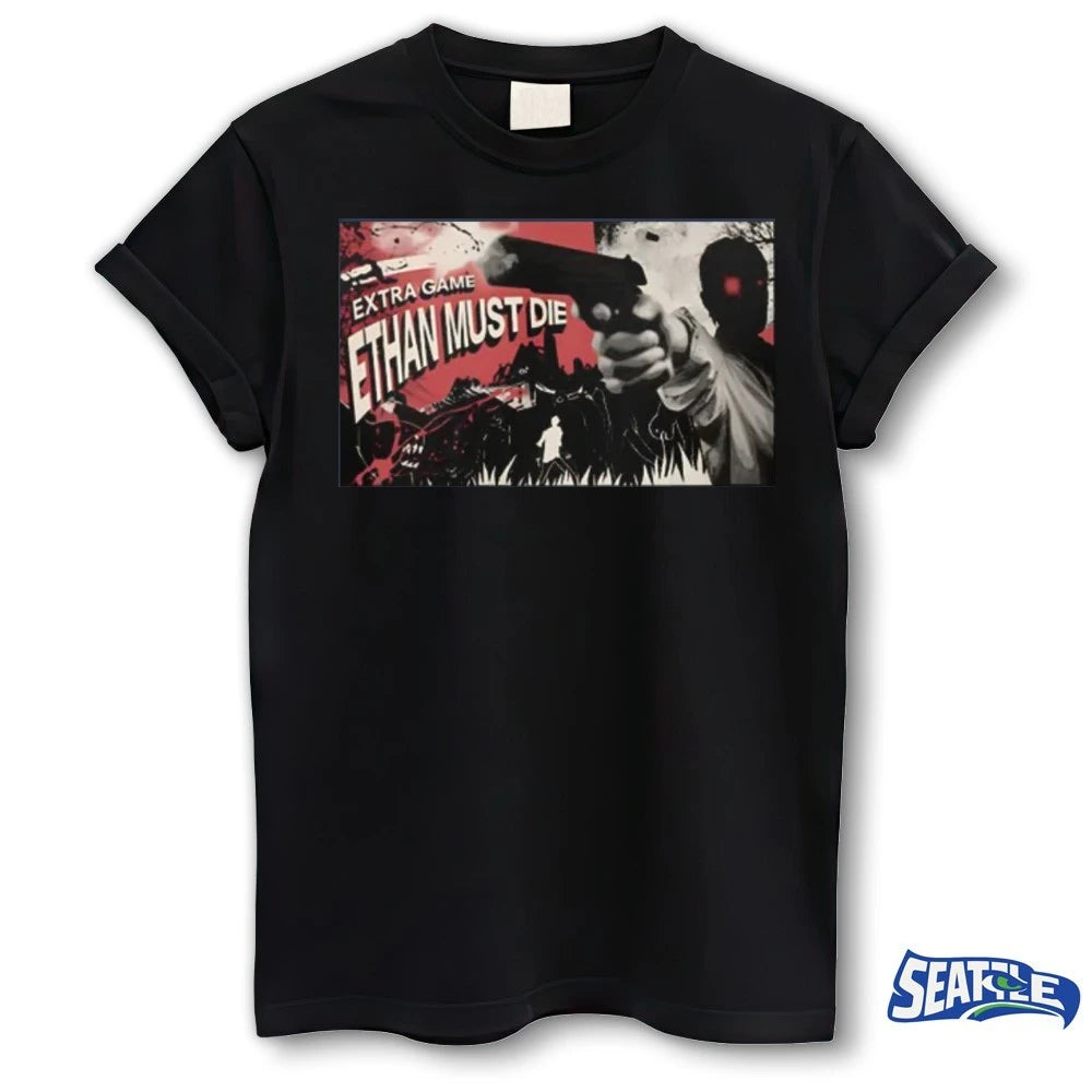 Official Extra Game Ethan Must Die t-shirt