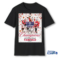 Official Fairfield Stags Men’s And Women’s Basketball 2026 MAAC Champions Back To Back To Back Poster t-shirt
