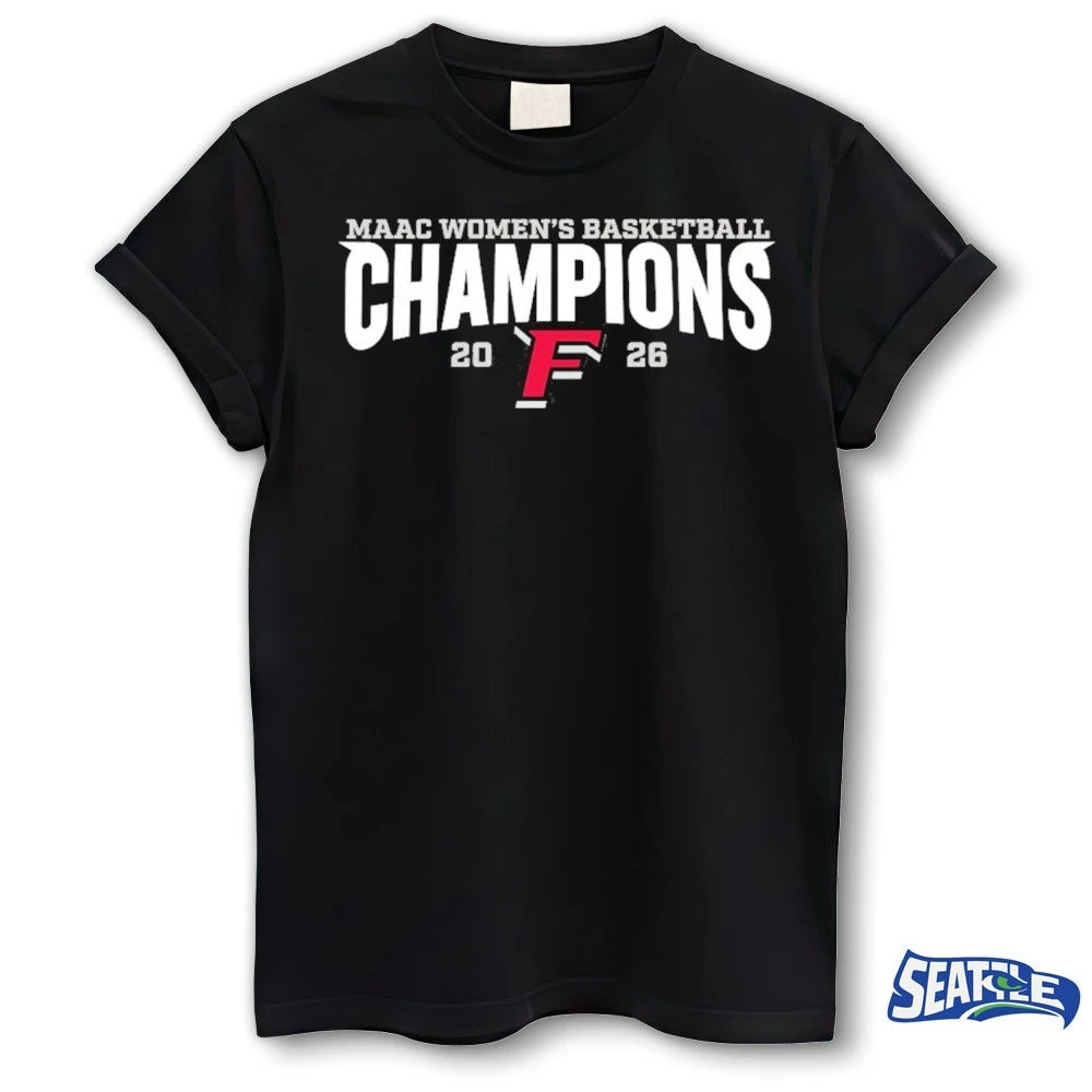 Official Fairfield University 2026 MAAC Women’s Basketball Champions t-shirt For Fans