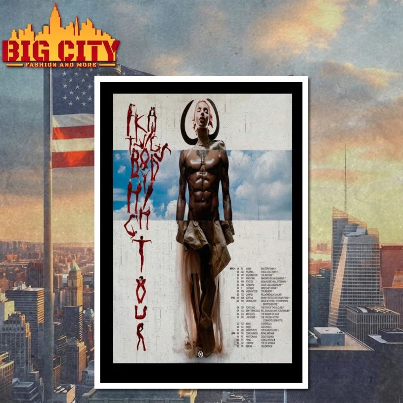 Official FKA Twigs Body High Tour in Miami 3-14-26 Poster T-shirt