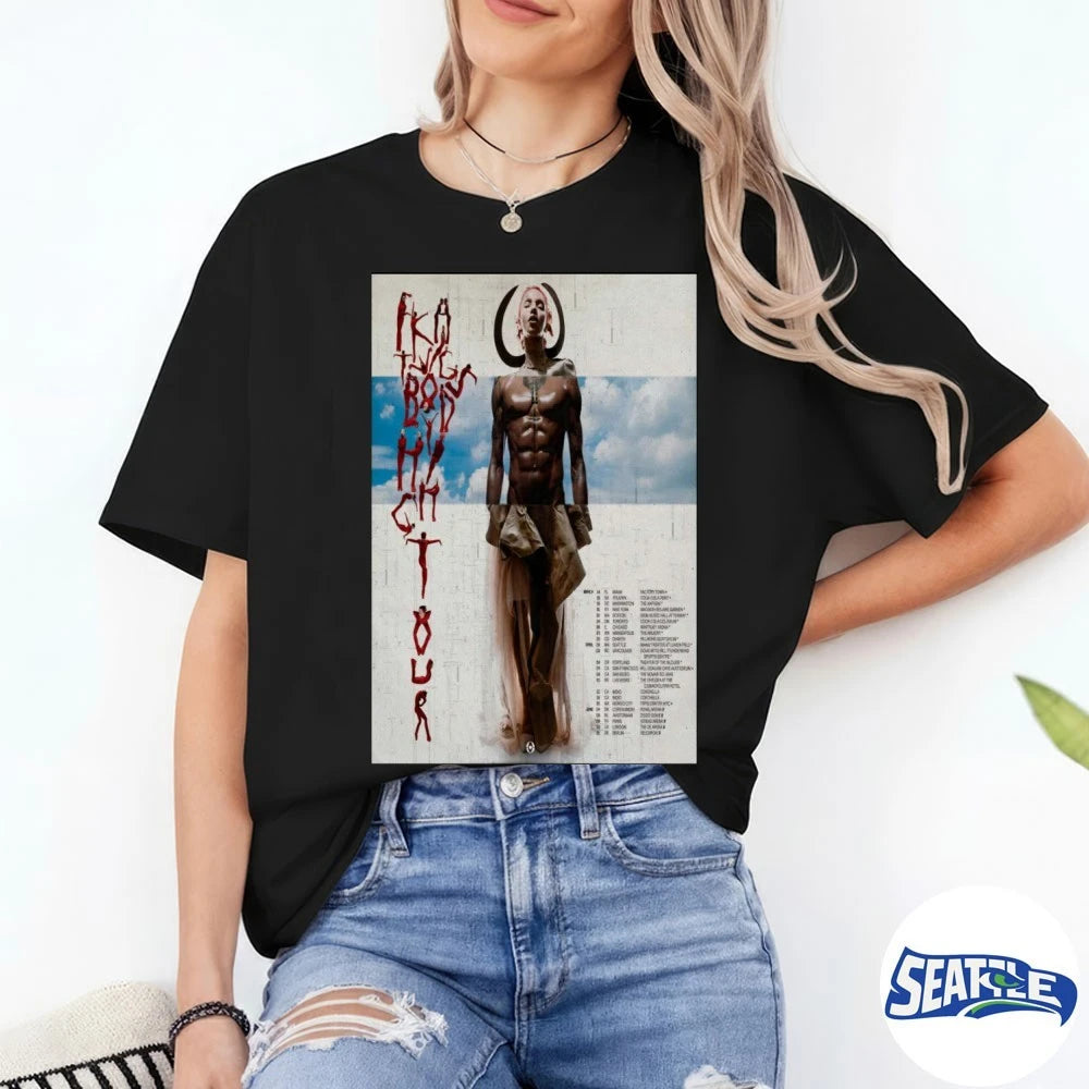 Official FKA Twigs Body High Tour in Miami March 14 2026 Poster t-shirt