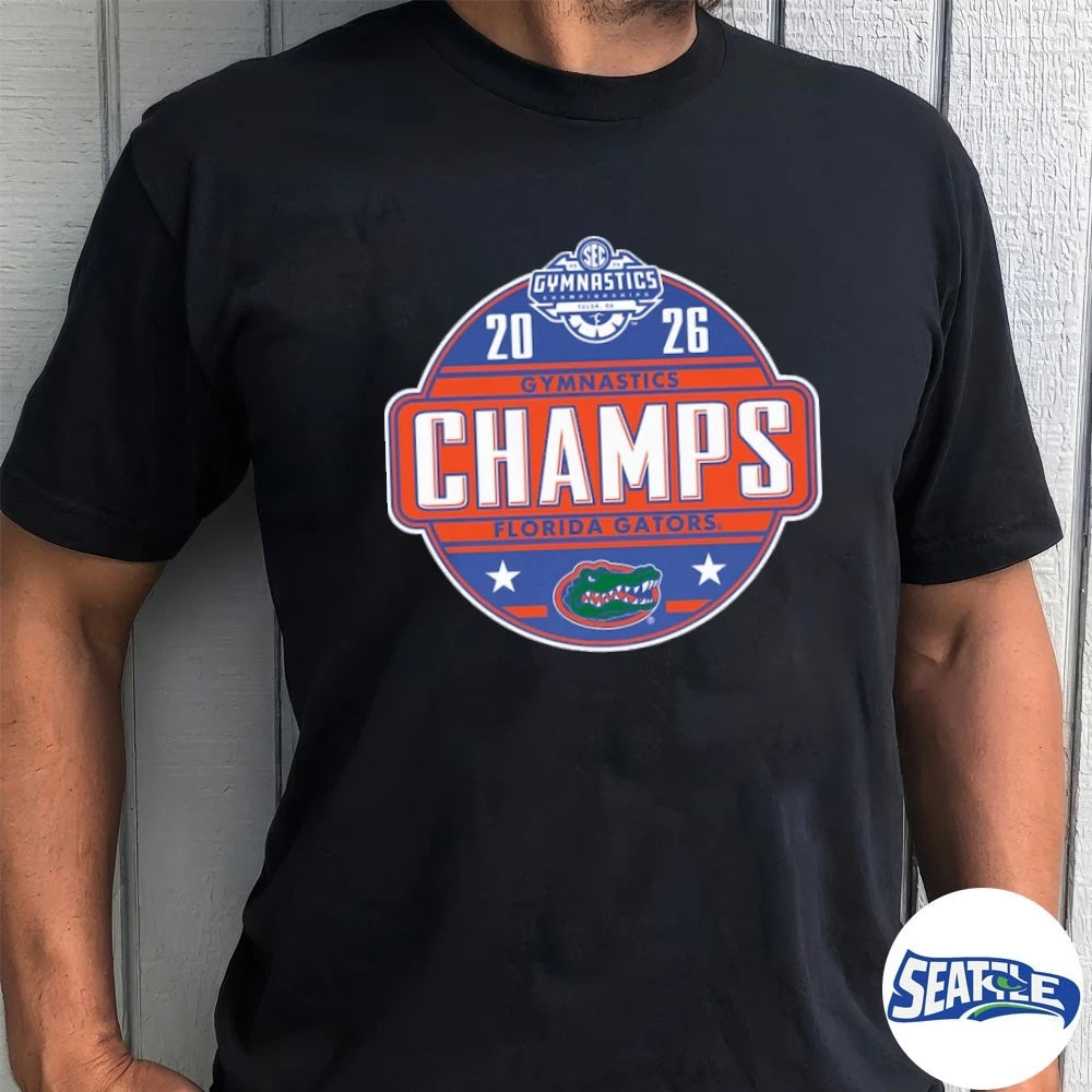 Official Florida Gators Selena Harris-Miranda 2026 SEC Women’s Gymnastics Champions First Time Three Years Locker Room t-shirt