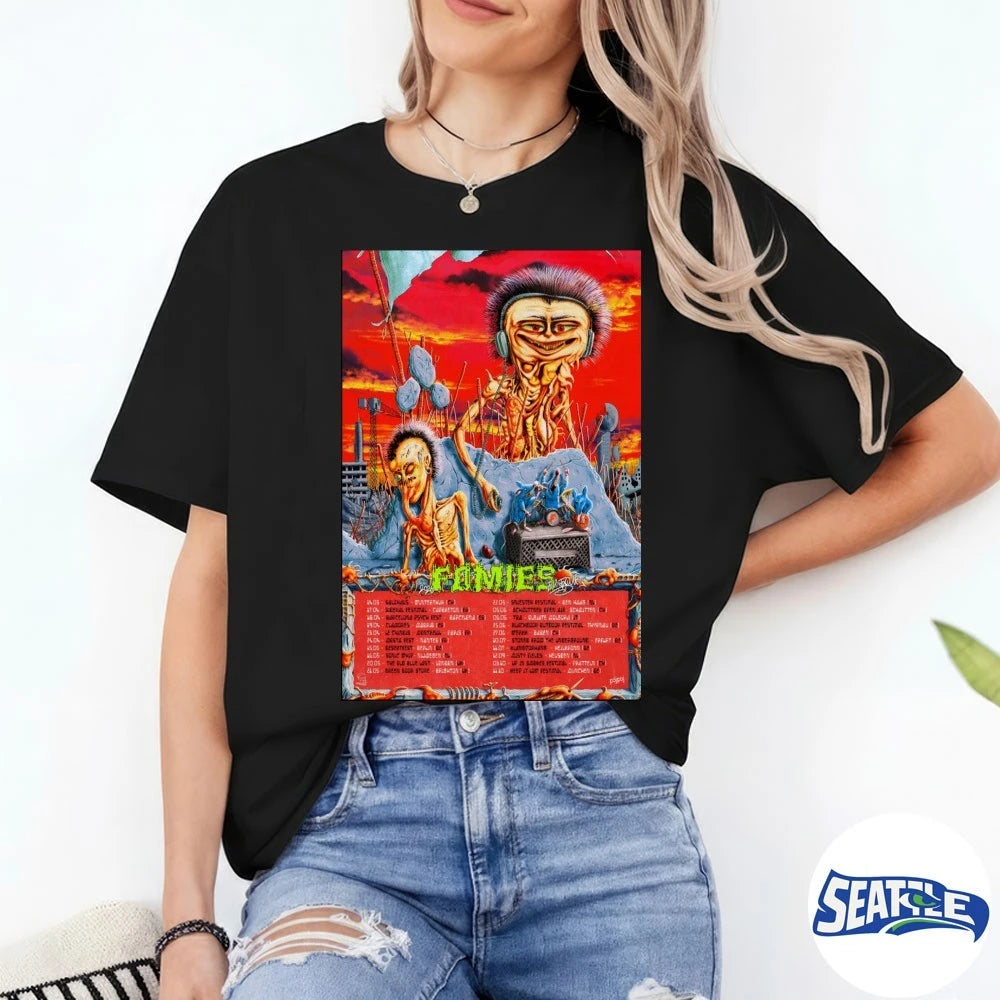 Official FOMIES EU Concert Tour Dates 2026 Tour Artwork Poster t-shirt
