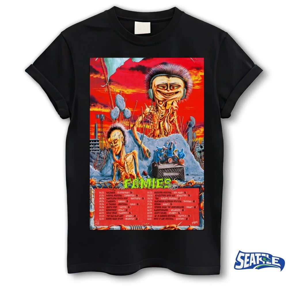 Official FOMIES EU Concert Tour Dates 2026 Tour Artwork Poster t-shirt
