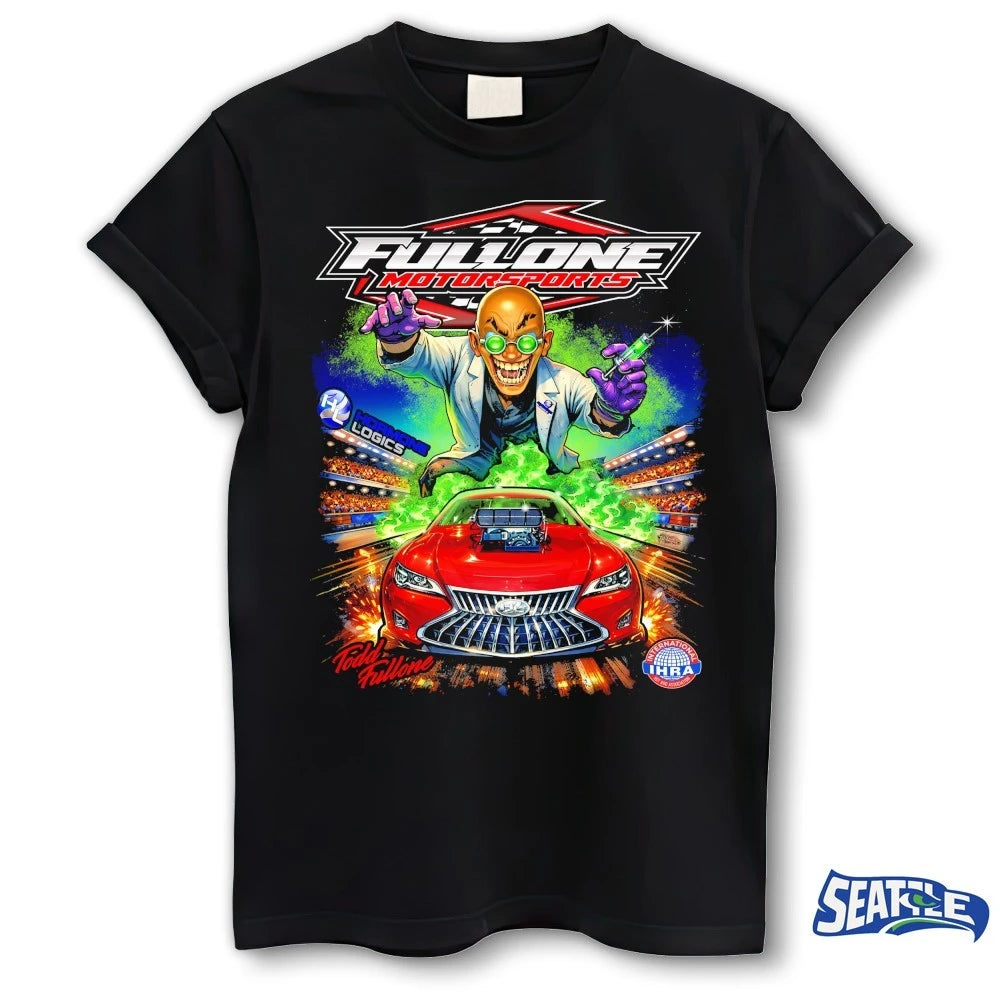 Official Fullone Motorsports Hormone Logics Monster Drag Racing t-shirt