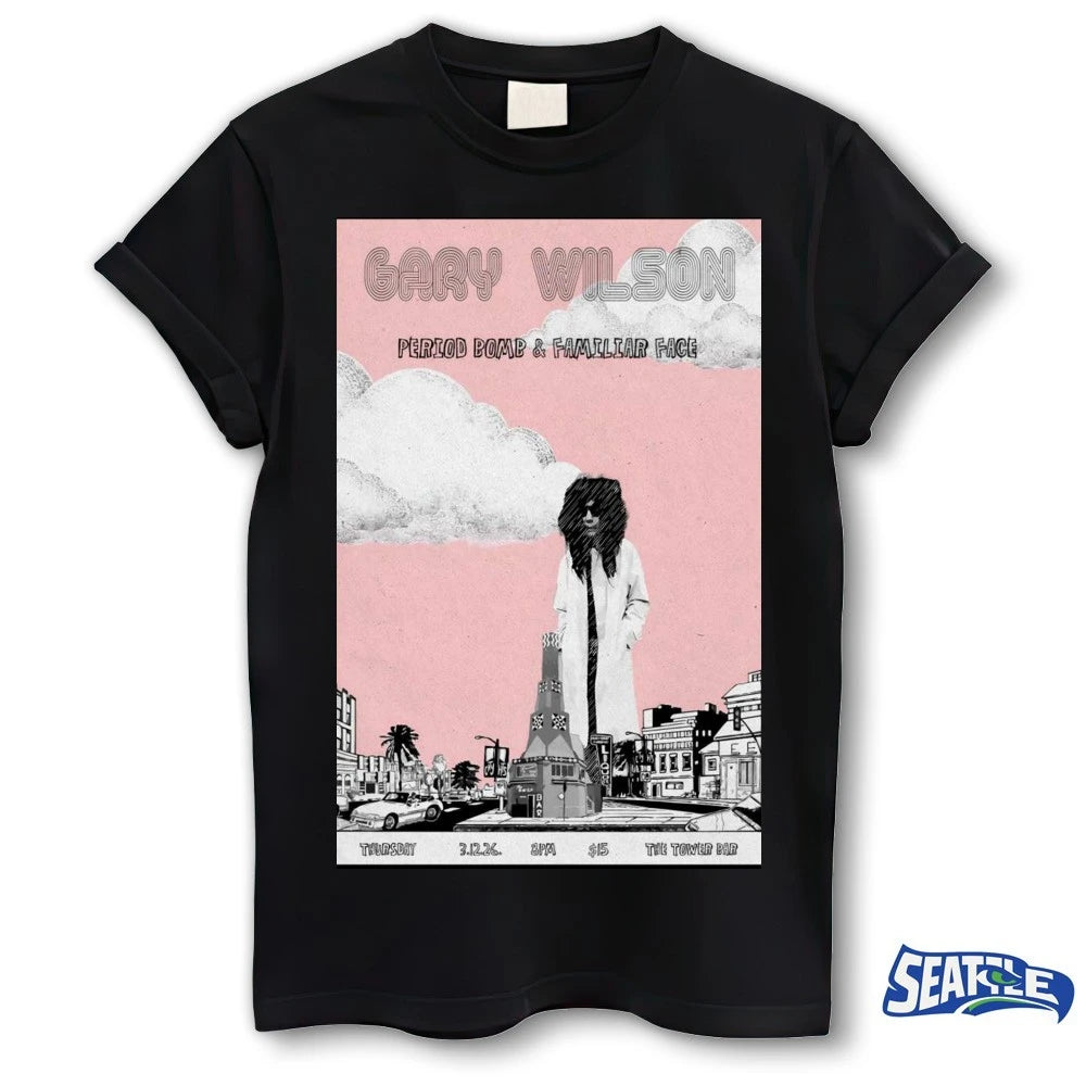 Official Gary Wilson San Diego CA On March 12 2026 The Tower Bar Poster t-shirt