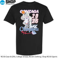 Official Gonzaga Bulldogs 2026 Men’s Basketball WCC Champions Mascot T-Shirt
