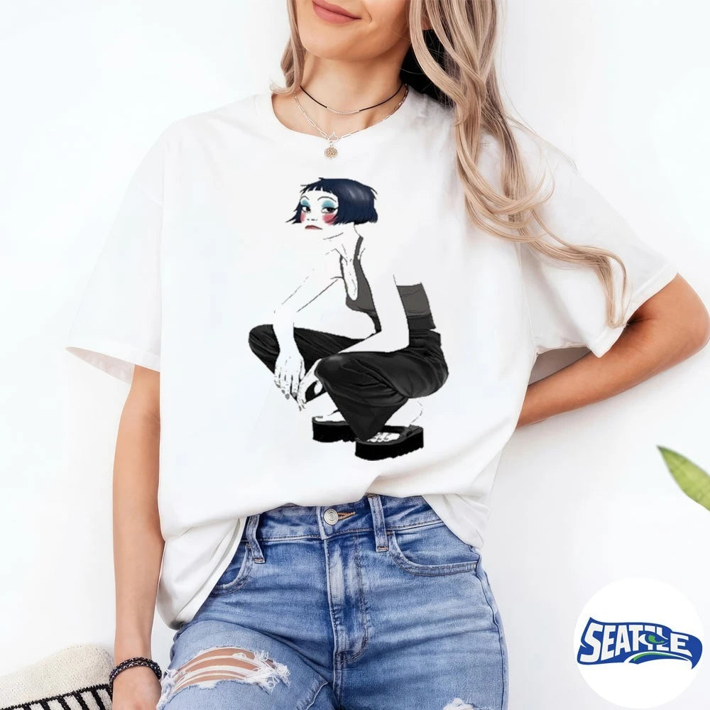 Official Gorillaz Noodle 2026 Painting t-shirt