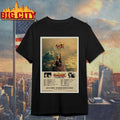 Official Gorillaz Tour March 2026 Poster T-shirt