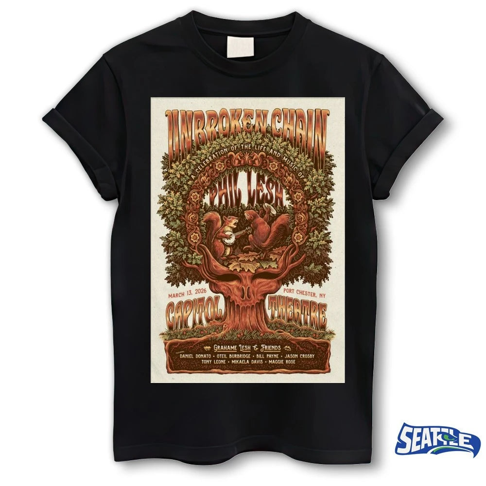 Official Grahame Lesh And Friends The Capitol Theatre In Port Chester NY March 13 2026 Poster t-shirt