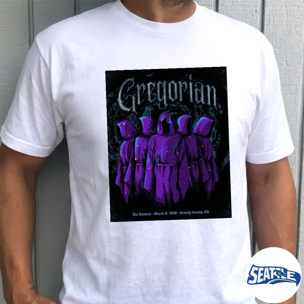 Official Gregorian March 8 2026 The Caverns In Pelham TN Poster t-shirt