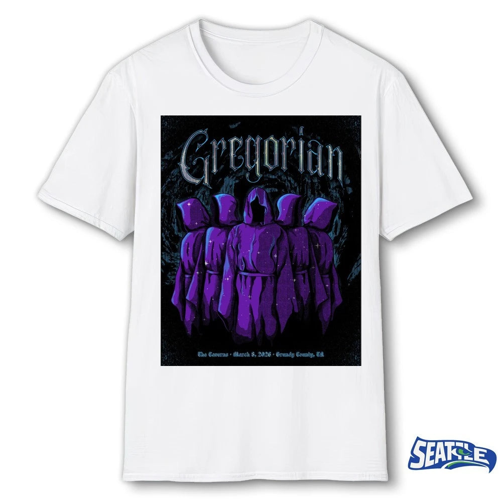 Official Gregorian March 8 2026 The Caverns In Pelham TN Poster t-shirt