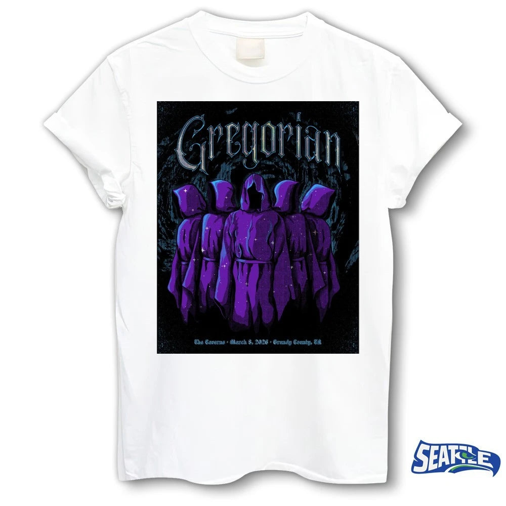 Official Gregorian March 8 2026 The Caverns In Pelham TN Poster t-shirt