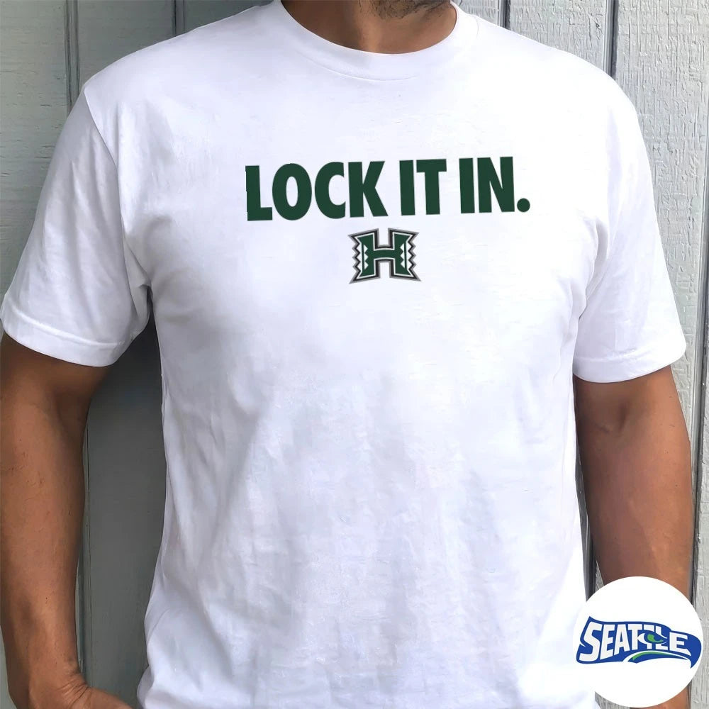 Official Hawaii Rainbow Warriors Women’s Basketball Lock It In 2026 t-shirt