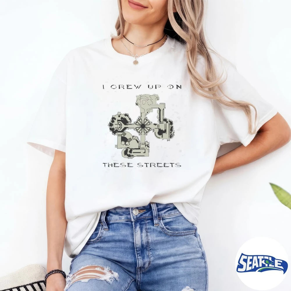 Official I Grew Up on These Streets t-shirt