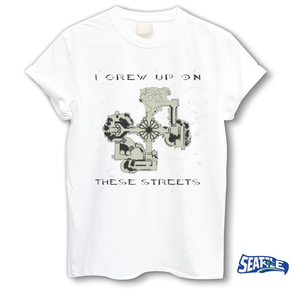 Official I Grew Up on These Streets t-shirt