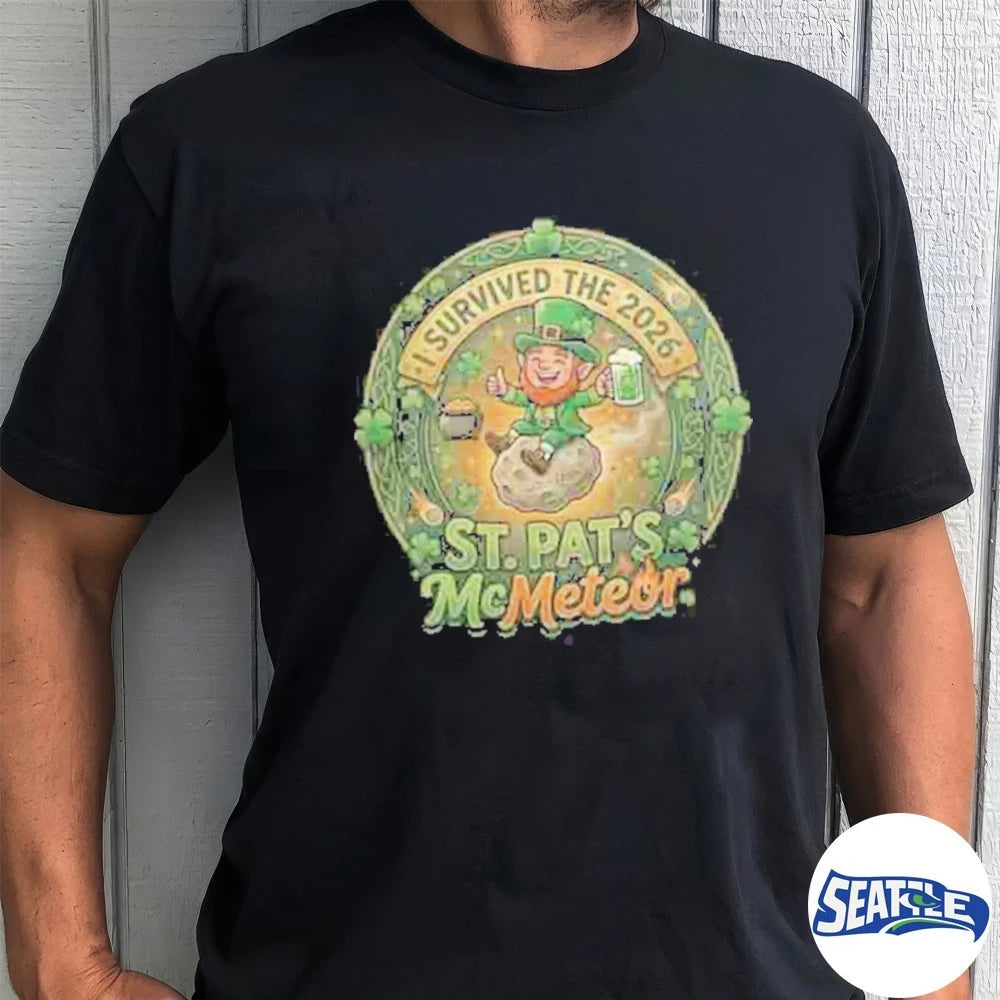 Official I Survived The St. Patricks Day 2026 St. Pat’s McMeteor t-shirt