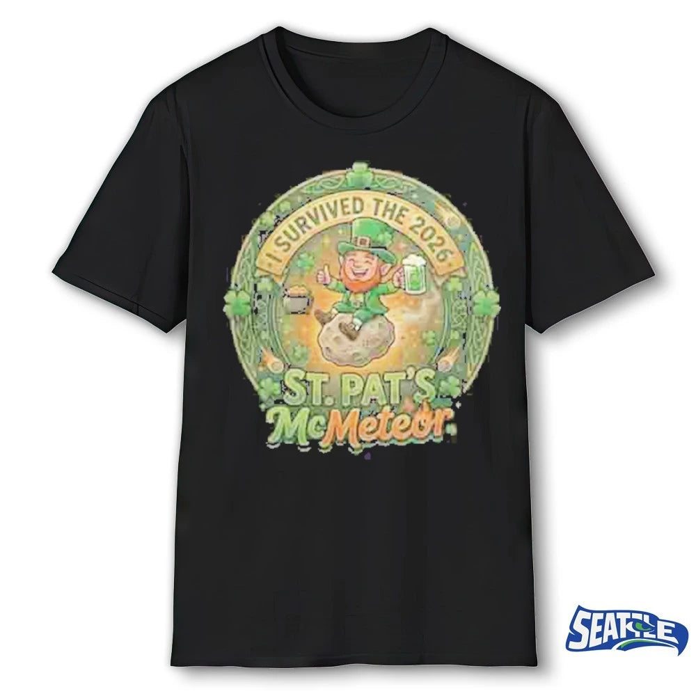Official I Survived The St. Patricks Day 2026 St. Pat’s McMeteor t-shirt