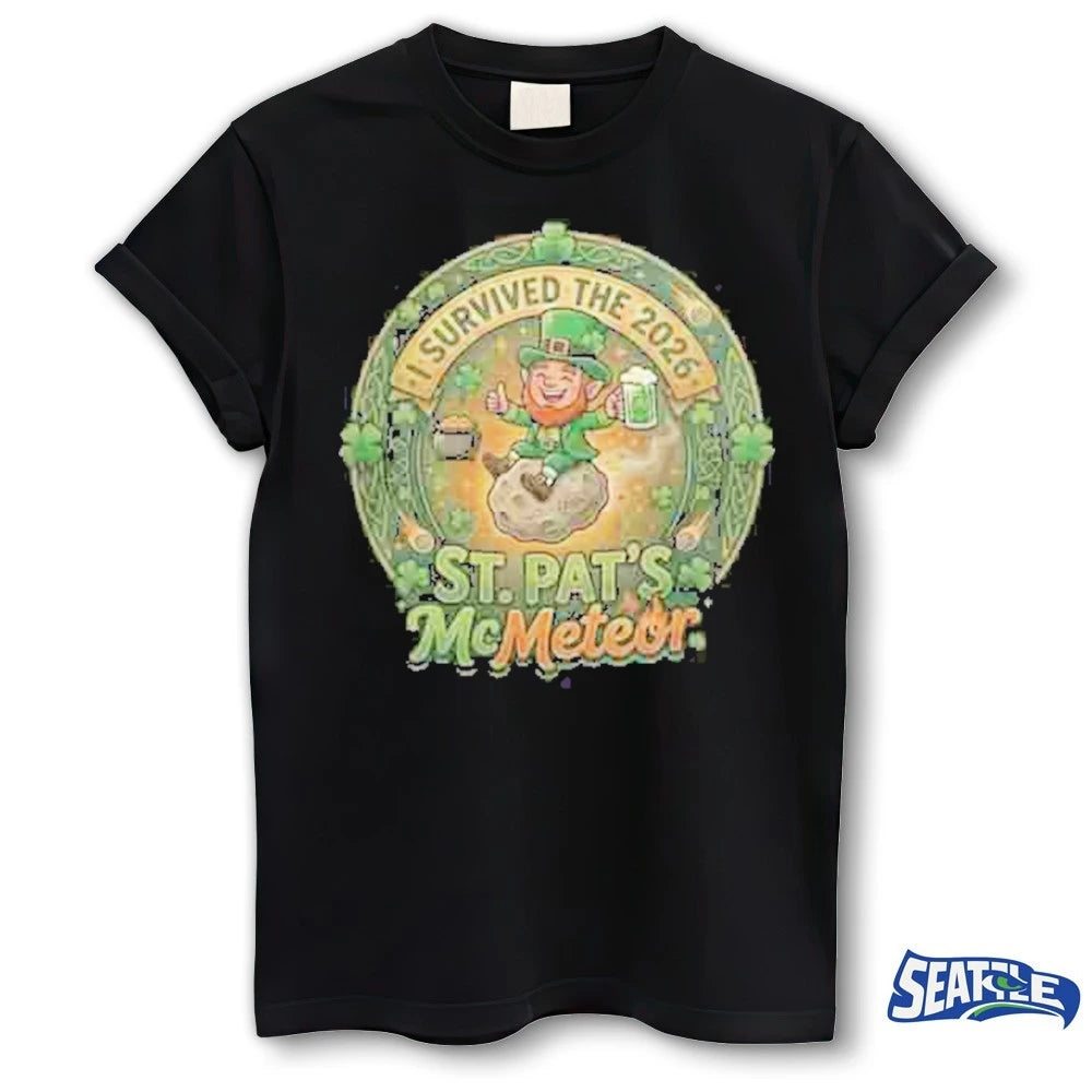Official I Survived The St. Patricks Day 2026 St. Pat’s McMeteor t-shirt