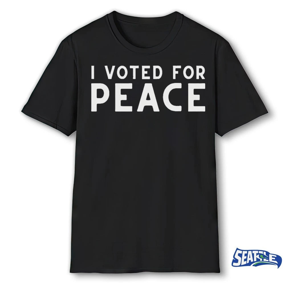 Official I Voted for Peace 2026 t-shirt