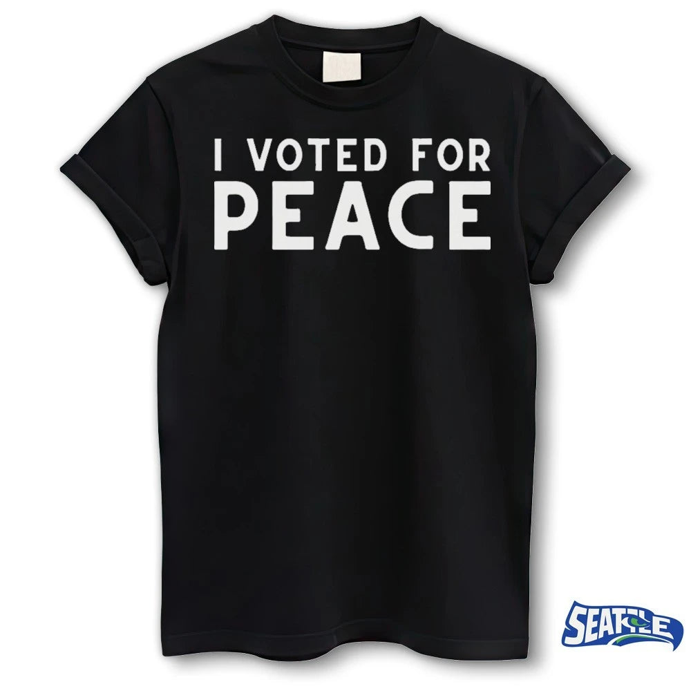 Official I Voted for Peace 2026 t-shirt