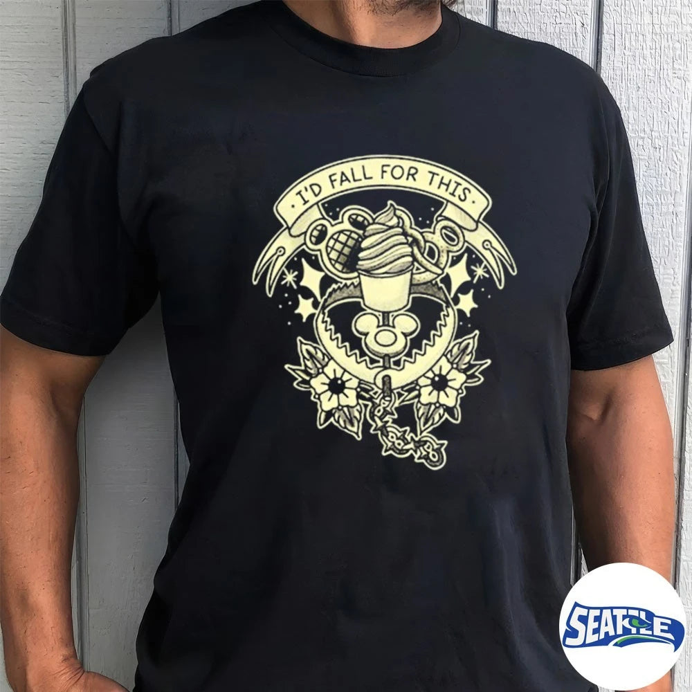 Official I’d Fall For This Tattoo Tee Friday the 13th Exclusive t-shirt