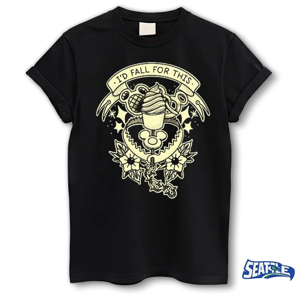 Official I’d Fall For This Tattoo Tee Friday the 13th Exclusive t-shirt