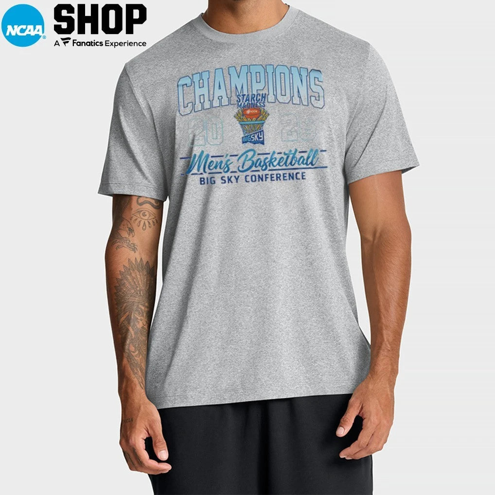 Official Idaho Vandals Men’s Basketball 2026 Big Sky Conference Champions Starch Madness T-Shirt