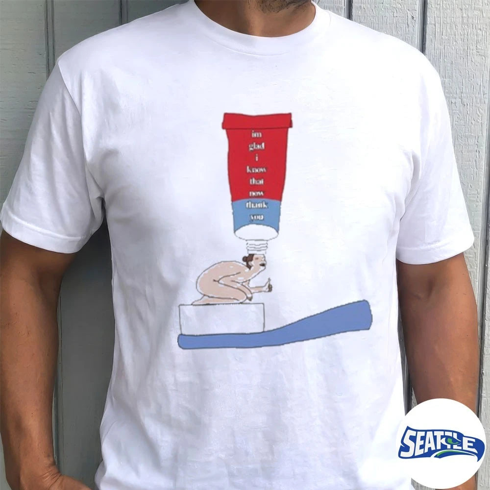 Official IGIKTNTY I Glad I Know That Now Thank You Toothpaste Lady t-shirt
