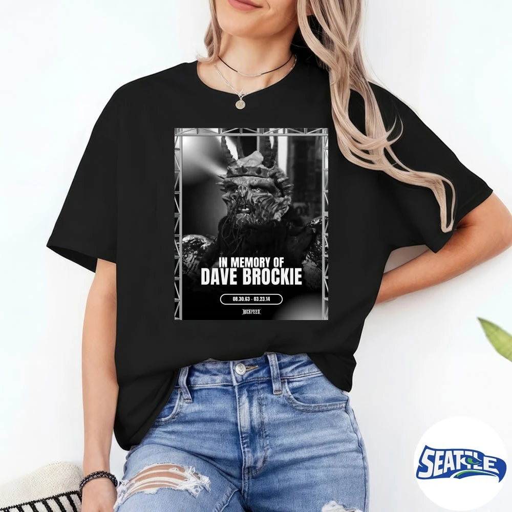 Official In Memory Of Dave Brockie August 30 1963 – March 23 2014 t-shirt