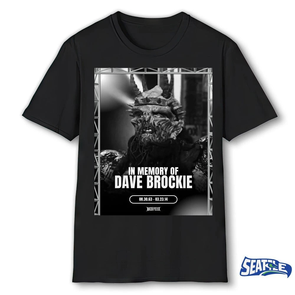 Official In Memory Of Dave Brockie August 30 1963 – March 23 2014 t-shirt