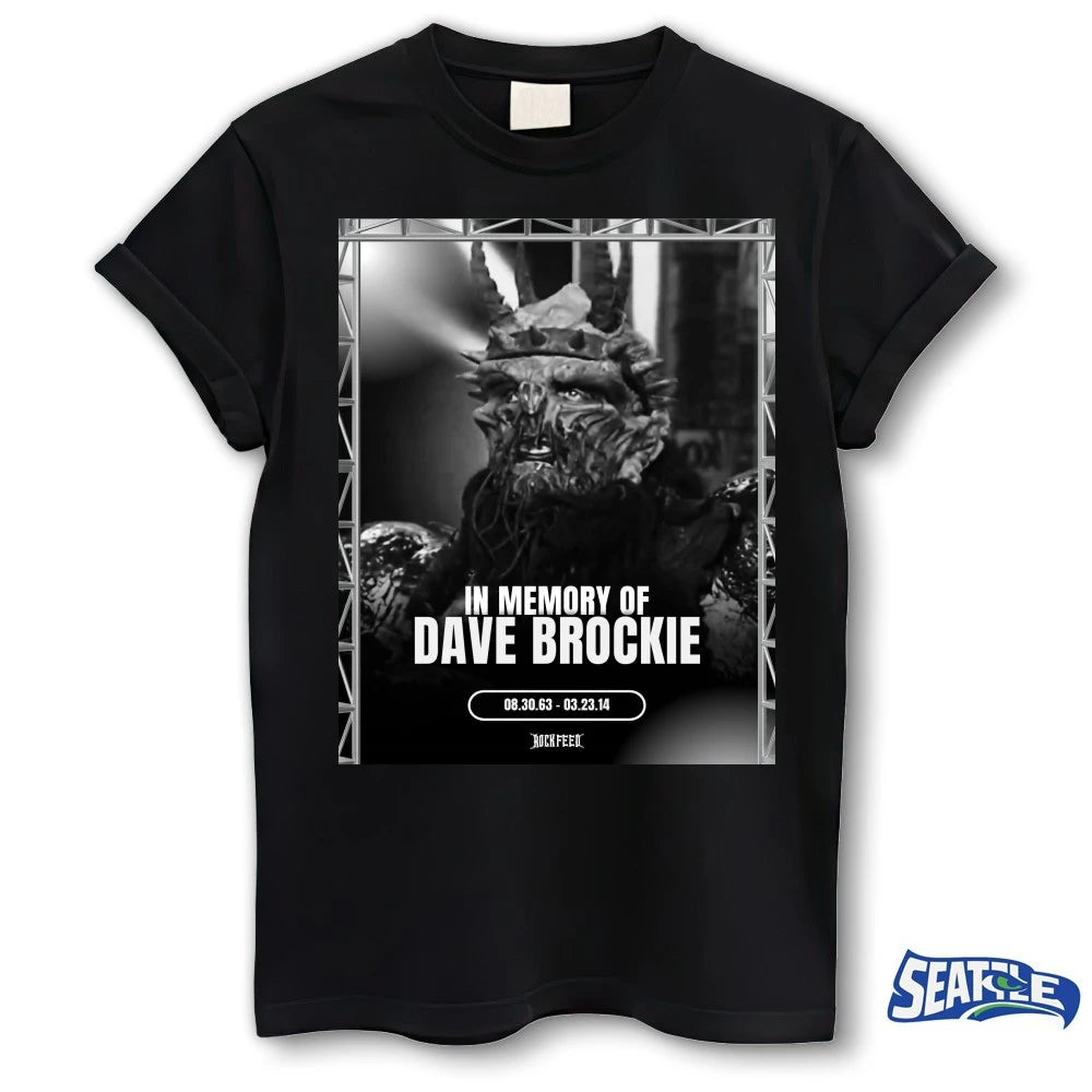 Official In Memory Of Dave Brockie August 30 1963 – March 23 2014 t-shirt