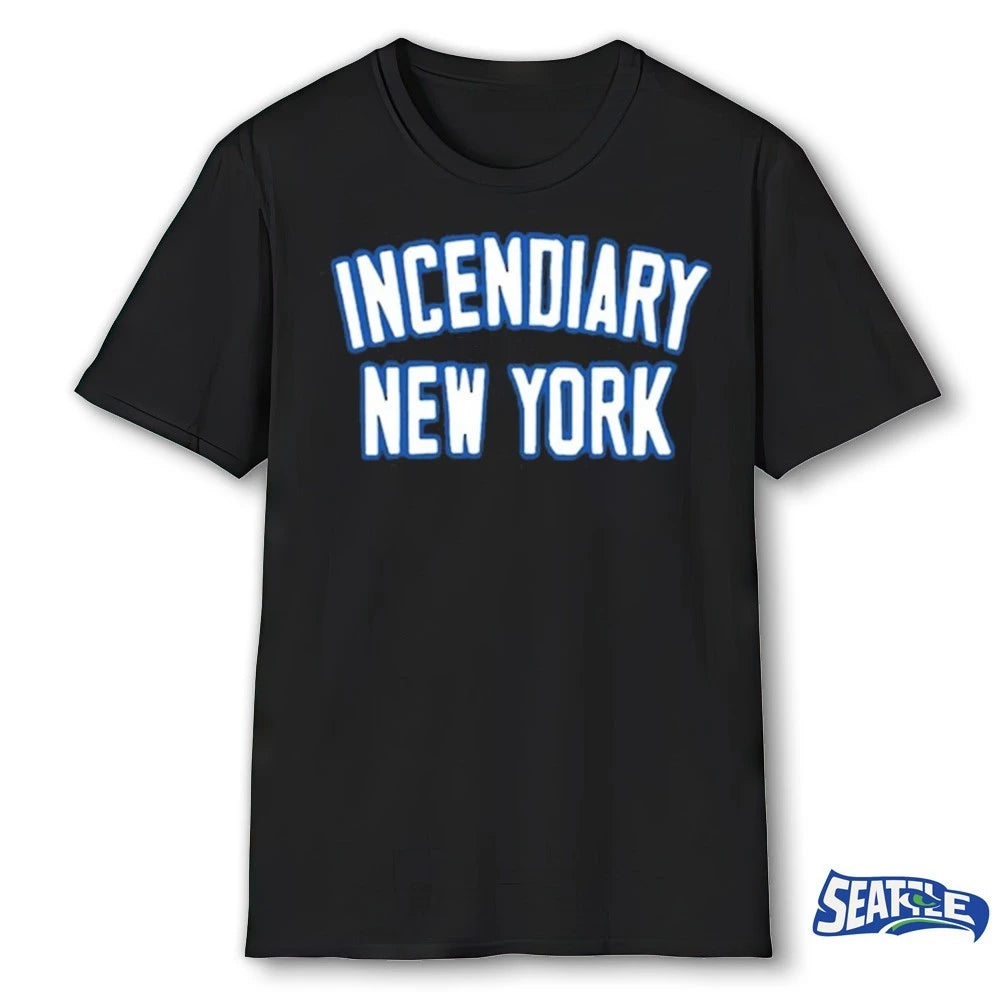 Official Incendiary New York 2026 t-shirt