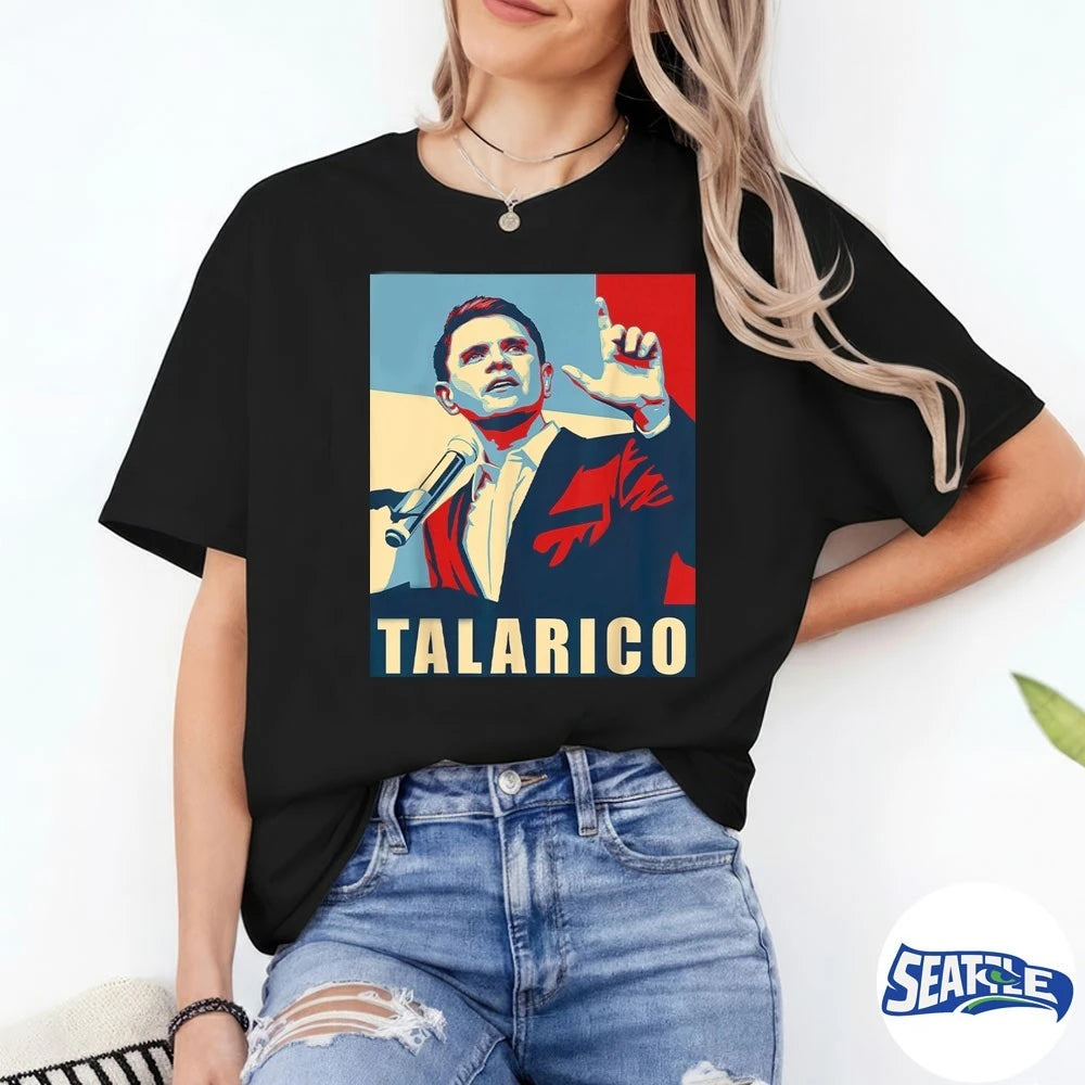 Official James Talarico Hope Poster Texas Senate Election Campaign Graphic t-shirt