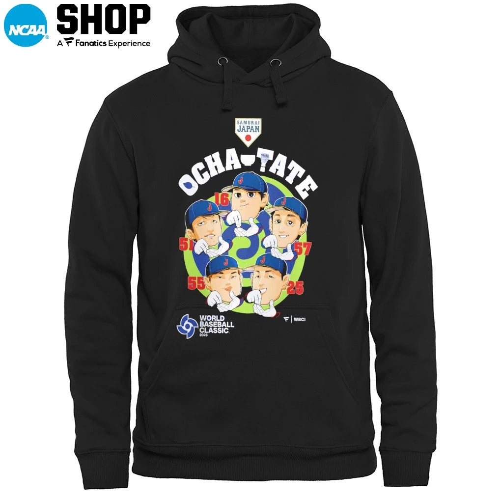 Official Japan Baseball 2026 World Baseball Classic Ocha Tate T-Shirt