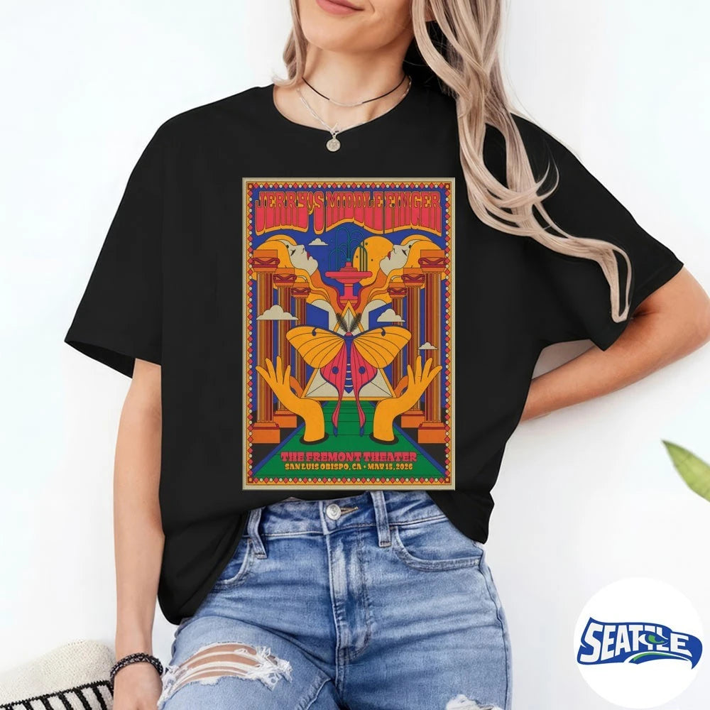 Official Jerry’s Middle Finger The Fremont Theater In San Luis Obispo CA May 15 2026 Poster t-shirt
